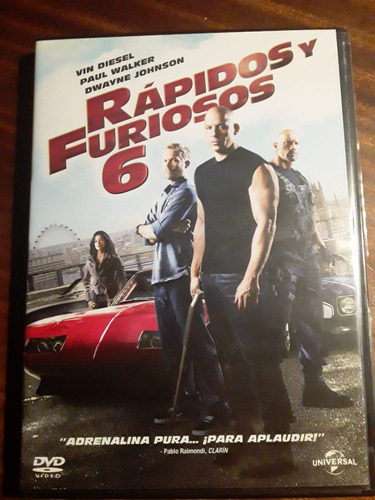 Dvd Original Rapido Y Furioso 6 - Diesel (om)