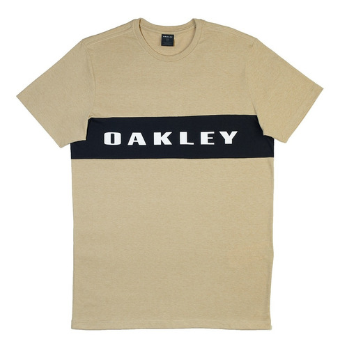 Camiseta Oakley Original Sport Tee Bege Estilo Único
