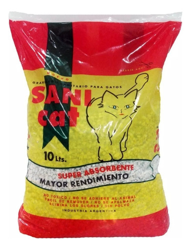 Piedras Sanitarias Arena Gato Sanicat 2 Kg