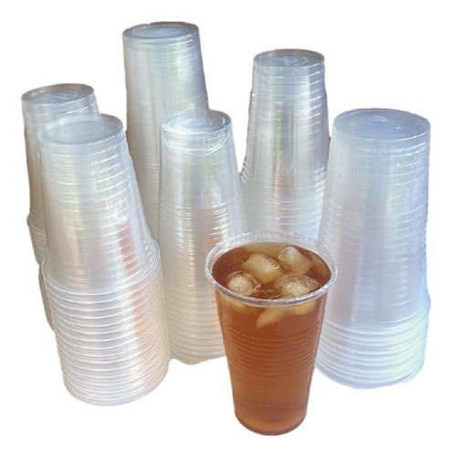 Vasos Plásticos Descartables Transparentes 650 Cc Pack X1000