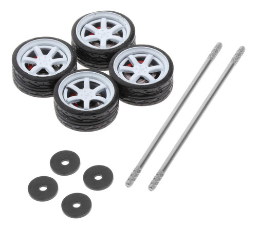 1:64 Llantas De Goma For Rueda De Coche Llantas De Goma G3