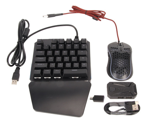 Set Conversor De Teclado Y Ratón, Adaptador Mecánico Rgb Con