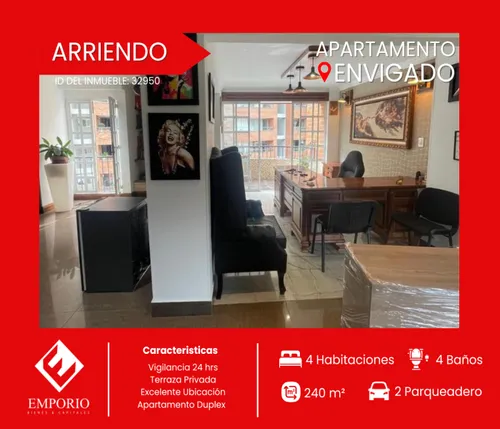 Arriendo Penthouse Duplex En Envigado