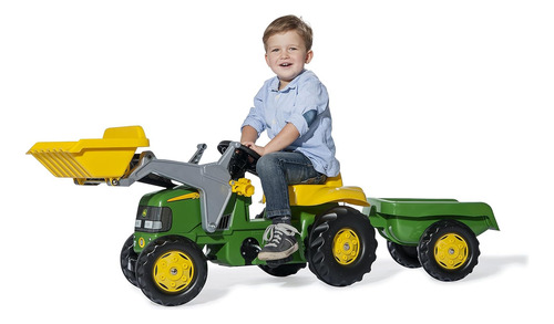 Rolly Toys John Deere - Tractor De Pedal Con Cargador Fronta