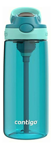 Contigo Aubrey Botella De Agua Lavable Para Niños Con Color Jade Enebro