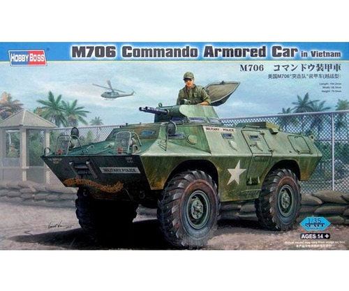 Hobbyboss 82418 1:35 M 706 Commando Car In Vietnam