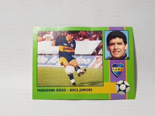 Imagen 1 de 6 de Maradona Figurita Cromy 1996 Mint Sin Pegar Mag 57456