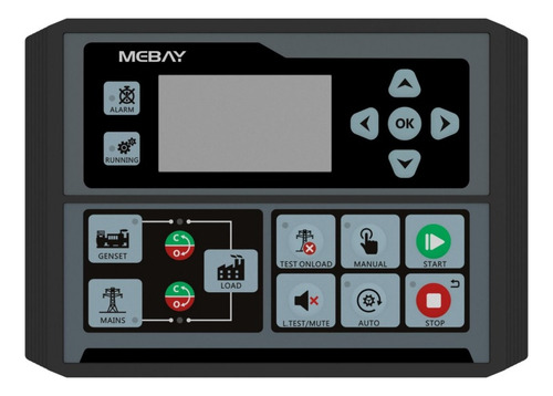 Lcd Modulo Controlador De Generador Ats Control Dc42d Mk4