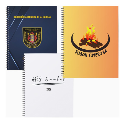 Cuaderno A5 Personalizado Con Tu Logo - 70 Hojas - 10unid.