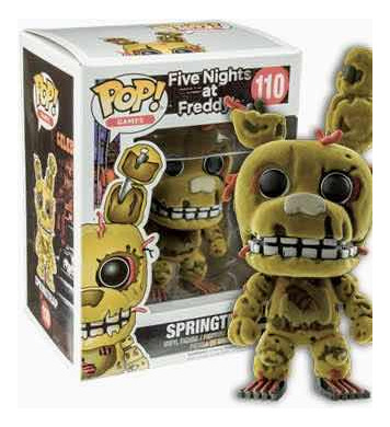 Funko Pop Springtrap Gamestop Flocked Five Nights At Freddys (Usado)