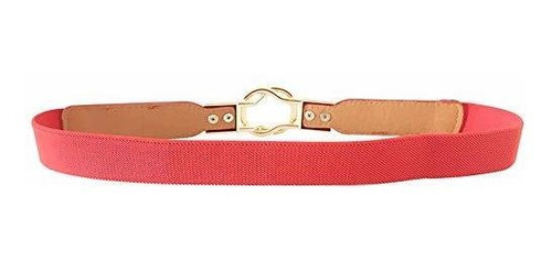 Correas - Women Skinny Elastic Waist Belt, Stretch Retro Cor