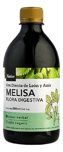 Melisa+diente De León Y Anís Hepato Protector Natier 500ml Neutro