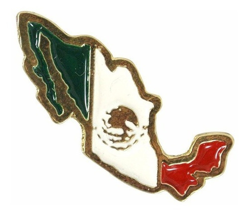Pin Mapa De México Pintada A Mano