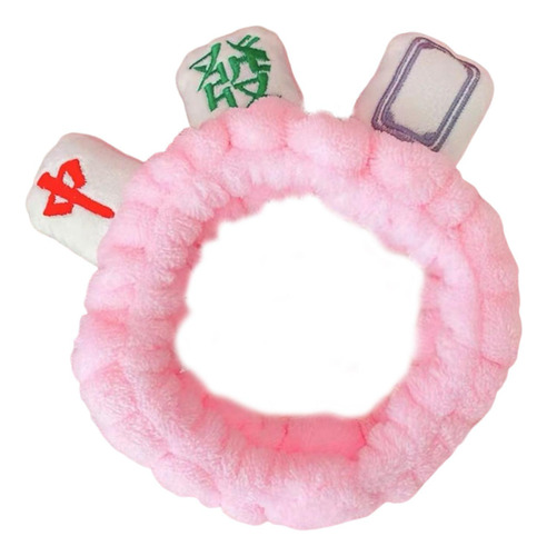 Moda Mahjong Maquillaje Spa Diadema Suave Franela Felpa