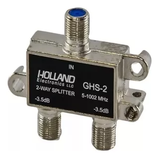 Splitter 2 Vías Coaxial Tdt Ghs-2s Holland