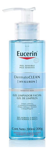 Eucerin Dermatoclean Gel Limpieza Facial -normal-mixta 200ml