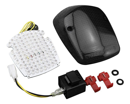 Mallofusa Motorcycle Integrated Taillight Led Brake Tail Lig