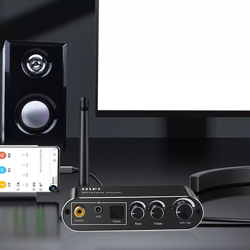 Convertidor De Audio Digital Analógico Óptico Bluetooth