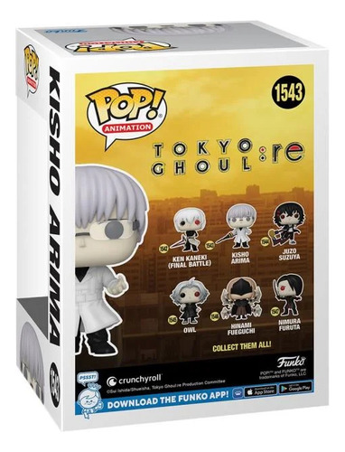 Funko Pop! Kisho Arima #1543 Tokyo Ghoul: Re