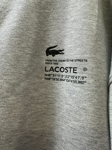 Sueter/ Sudadera Lacoste Reflective Para Caballero Original