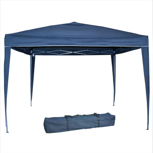 Gazebo Tent, bolsa articulada de aluminio para acampar, playa, 3 x 3 m, color azul