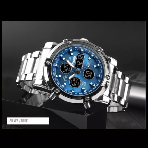 Reloj pulsera Skmei Blue ; Skmei(model 1389)
