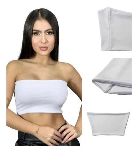Blusas de moda en tela 2025 licrada