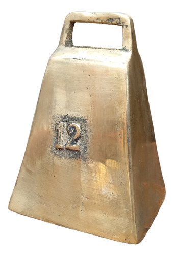 Cencerro De Bronce N 12 Cuadrado Ref. 628