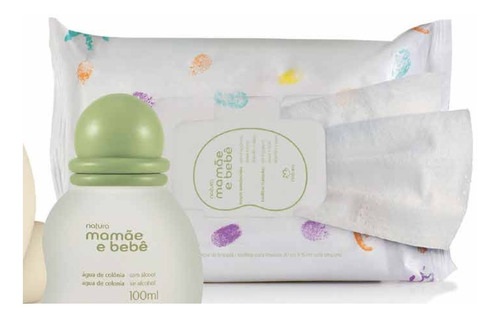 Imagem 5 de 5 de Presente Natura Mamãe E Bebê Kit Colônia + Sabonete + Lenços