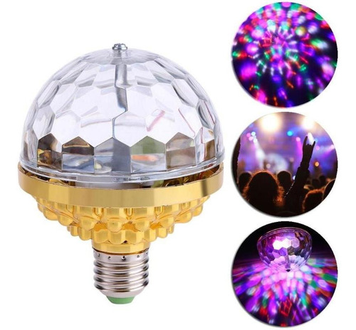 Crystal Magic Ball Rgb Led Stage Lamp For Disco Party