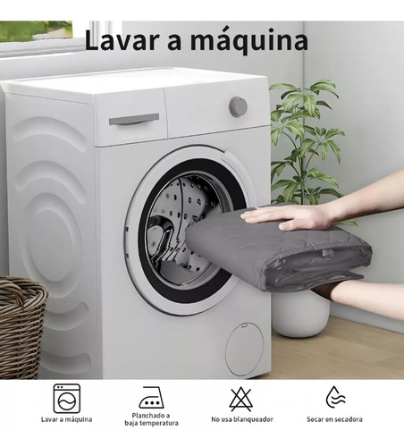 Funda de sofá impermeable gris de 2 plazas OWKUAN para futón, lavable y grueso protector de muebles