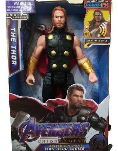 Muñeco Thano Hulk Thor Pantera Negra Ironman Wolverine 