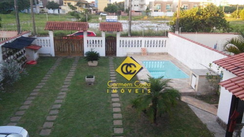 Imagem 1 de 16 de Linda Casa Com 4 Dormitórios À Venda, 200 M² Por R$ 750.000 - Recreio - Rio Das Ostras/rj - Ca0913