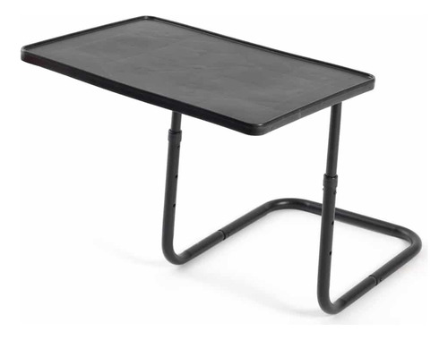 Mesa De Noche Ajustable Multiusos - Negro