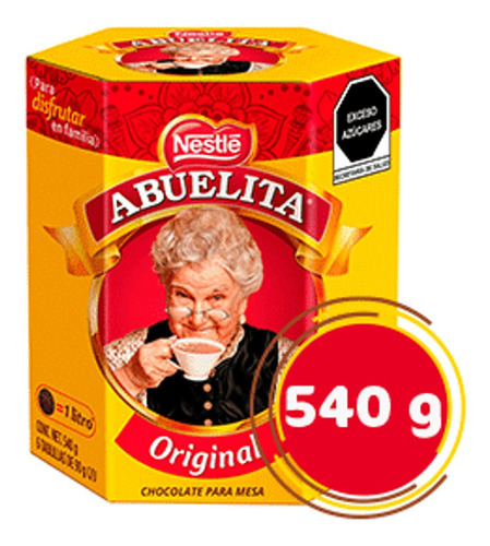 Chocolate Abuelita Tabilla 6/90 Gr Caja Con 12 Piezas 