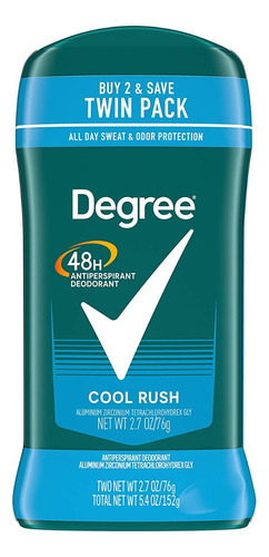 Degree Desodorante Antitranspirante Original Para Hombre,2p 