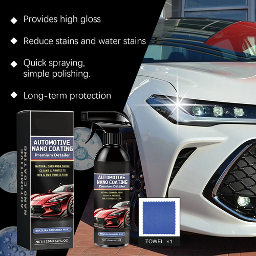Wash Ceramic Coating, 1 Juego De Limpieza En Aerosol Waterl