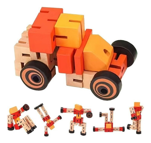 Robot Carro Transformers (wooden)