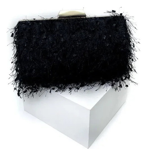 Bolso De Noche De Piel Con Flecos, Cadena Bandolera For Bod