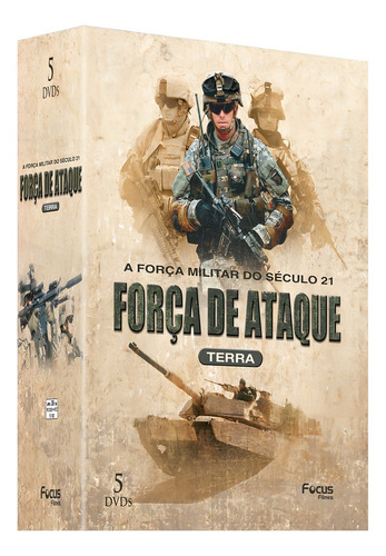 Força Militar Séc. 21 - Força De Ataque Terra - Box 5 Dvds