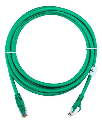 Kit 3 Patch Cord Rj45 Cat6 3metros Anatel Verde (Usado)