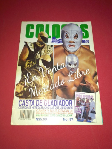 Lucha Libre Revista Colosos #86 Sin Póster Y Maltratada.