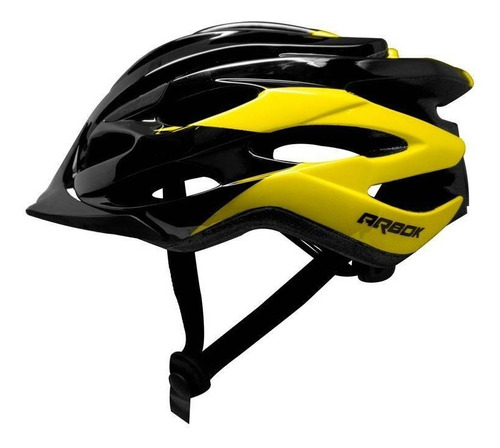 Capacete Ciclismo Arbok Raptor Duas Cores Preto/amarelo