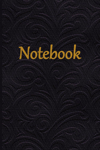 Libro: Notebook | Slate Black Ornament Design: Squared Noteb