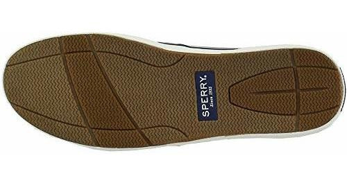 Sperry Mens, Driza De Lona Sin Cordones Sw Gris 10 M