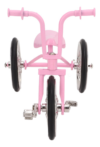 Adornos De Modelo De Triciclo Con Aspecto Rosa, Diseño Simul