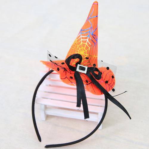 M Diadema Encaje Diadema Sombrero Puntiagudo Bruja