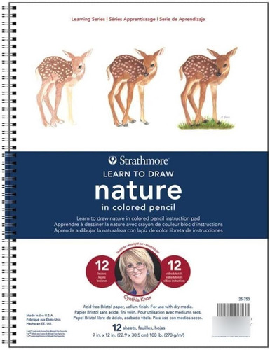 Libro Aprender A Dibujar La Naturaleza Strathmore En Ingles