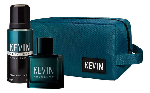 Kevin Absolute Edt 60 Ml + Deo 150 Ml Y Necessaire