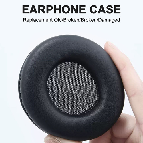 Funda De Cojín De Cuero Para Auriculares, Diadema De Repuest